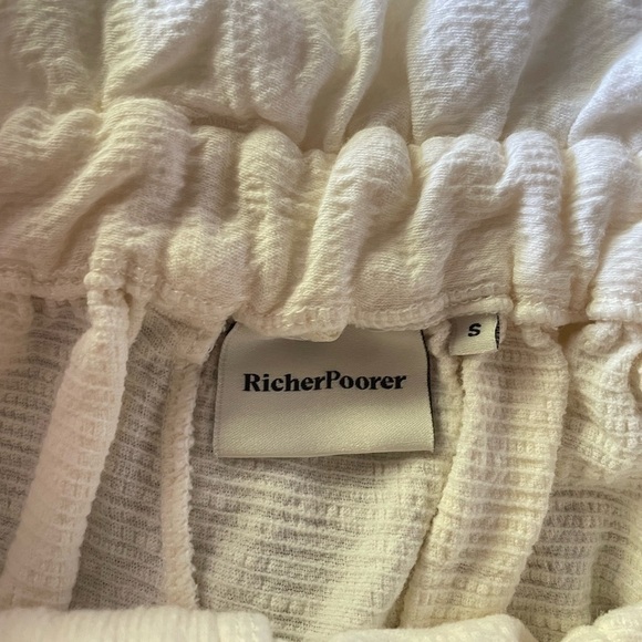 Richer Poorer Cloud Weave Paperbag Short S Bone - Picture 8 of 11